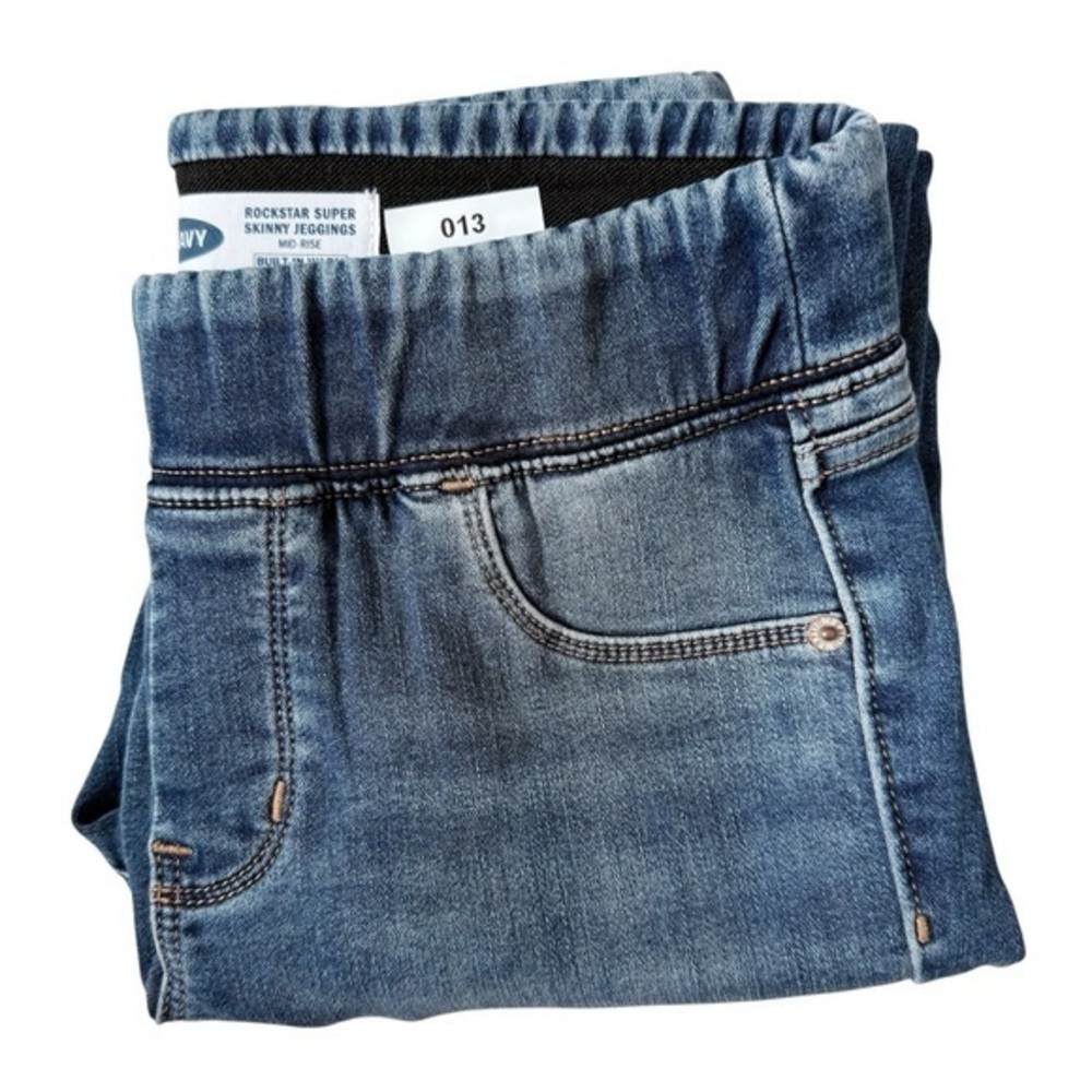Old Navy Skinny Lined Jeggings Dark Blue Petite Built-In Warm